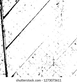 Vector grunge overlay texture. Black and white background. Abstract monochrome image includes a faded effect in dark tones