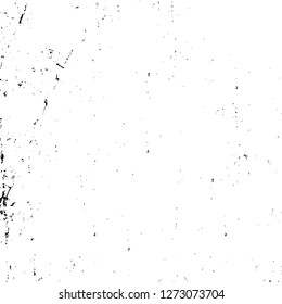 Vector grunge overlay texture. Black and white background. Abstract monochrome image includes a faded effect in dark tones