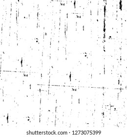 Vector grunge overlay texture. Black and white background. Abstract monochrome image includes a faded effect in dark tones