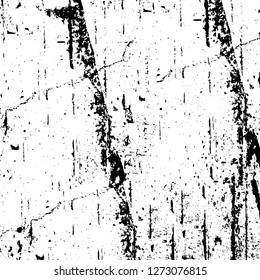 Vector grunge overlay texture. Black and white background. Abstract monochrome image includes a faded effect in dark tones