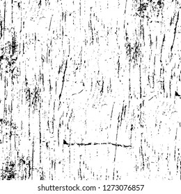 Vector grunge overlay texture. Black and white background. Abstract monochrome image includes a faded effect in dark tones