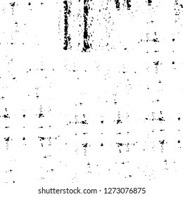 Vector grunge overlay texture. Black and white background. Abstract monochrome image includes a faded effect in dark tones