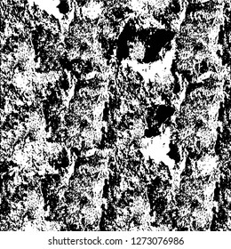 Vector grunge overlay texture. Black and white background. Abstract monochrome image includes a faded effect in dark tones