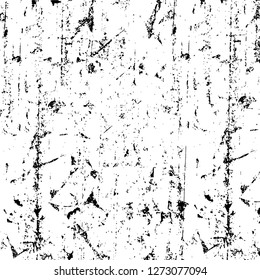 Vector grunge overlay texture. Black and white background. Abstract monochrome image includes a faded effect in dark tones