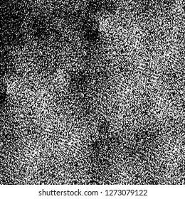 Vector grunge overlay texture. Black and white background. Abstract monochrome image includes a faded effect in dark tones