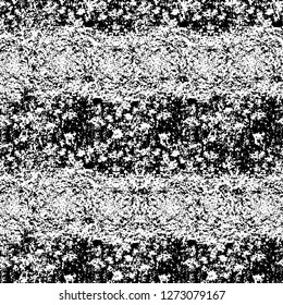 Vector grunge overlay texture. Black and white background. Abstract monochrome image includes a faded effect in dark tones