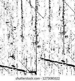 Vector grunge overlay texture. Black and white background. Abstract monochrome image includes a faded effect in dark tones