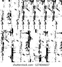 Vector grunge overlay texture. Black and white background. Abstract monochrome image includes a faded effect in dark tones