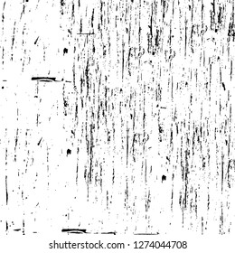 Vector grunge overlay texture. Black and white background. Abstract monochrome image includes a faded effect in dark tones