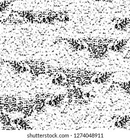 Vector grunge overlay texture. Black and white background. Abstract monochrome image includes a faded effect in dark tones