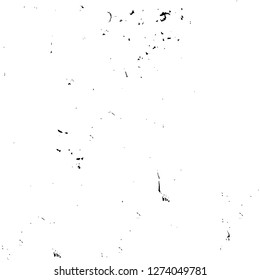 Vector grunge overlay texture. Black and white background. Abstract monochrome image includes a faded effect in dark tones