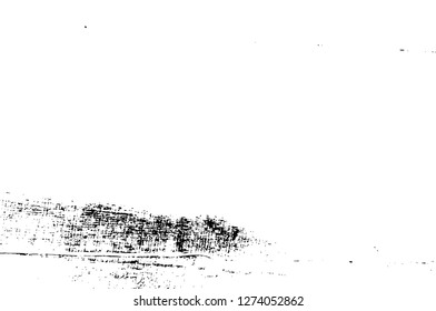 Vector grunge overlay texture. Black and white background. Abstract monochrome image includes a faded effect in dark tones
