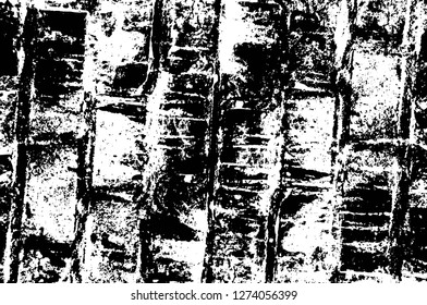 Vector grunge overlay texture. Black and white background. Abstract monochrome image includes a faded effect in dark tones
