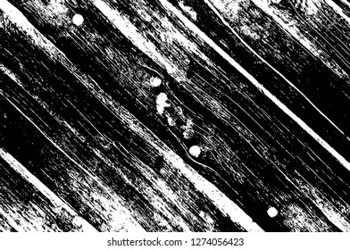 Vector grunge overlay texture. Black and white background. Abstract monochrome image includes a faded effect in dark tones