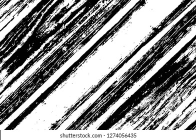 Vector grunge overlay texture. Black and white background. Abstract monochrome image includes a faded effect in dark tones
