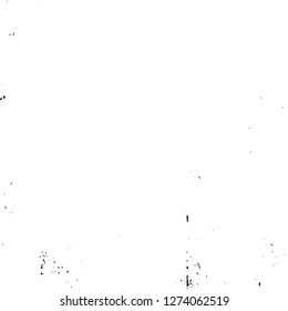 Vector grunge overlay texture. Black and white background. Abstract monochrome image includes a faded effect in dark tones