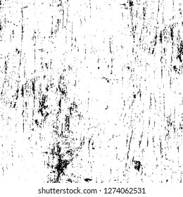 Vector grunge overlay texture. Black and white background. Abstract monochrome image includes a faded effect in dark tones