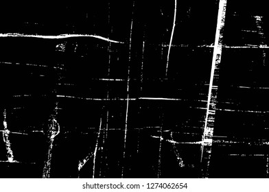 Vector grunge overlay texture. Black and white background. Abstract monochrome image includes a faded effect in dark tones