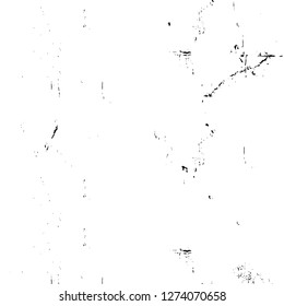 Vector grunge overlay texture. Black and white background. Abstract monochrome image includes a faded effect in dark tones