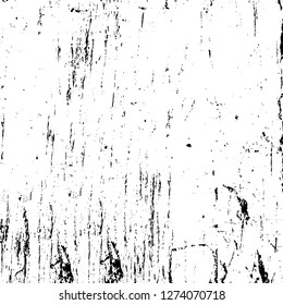Vector grunge overlay texture. Black and white background. Abstract monochrome image includes a faded effect in dark tones