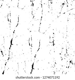 Vector grunge overlay texture. Black and white background. Abstract monochrome image includes a faded effect in dark tones