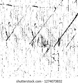 Vector grunge overlay texture. Black and white background. Abstract monochrome image includes a faded effect in dark tones