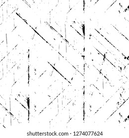 Vector grunge overlay texture. Black and white background. Abstract monochrome image includes a faded effect in dark tones