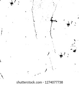 Vector grunge overlay texture. Black and white background. Abstract monochrome image includes a faded effect in dark tones