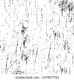 Vector grunge overlay texture. Black and white background. Abstract monochrome image includes a faded effect in dark tones