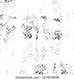 Vector grunge overlay texture. Black and white background. Abstract monochrome image includes a faded effect in dark tones