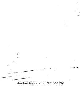 Vector grunge overlay texture. Black and white background. Abstract monochrome image includes a faded effect in dark tones