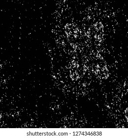Vector grunge overlay texture. Black and white background. Abstract monochrome image includes a faded effect in dark tones