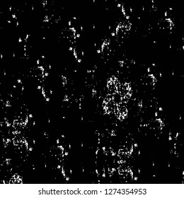 Vector grunge overlay texture. Black and white background. Abstract monochrome image includes a faded effect in dark tones