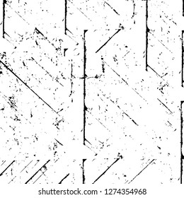 Vector grunge overlay texture. Black and white background. Abstract monochrome image includes a faded effect in dark tones