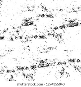 Vector grunge overlay texture. Black and white background. Abstract monochrome image includes a faded effect in dark tones