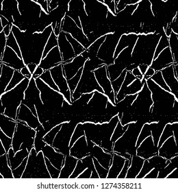 Vector grunge overlay texture. Black and white background. Abstract monochrome image includes a faded effect in dark tones