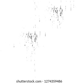 Vector grunge overlay texture. Black and white background. Abstract monochrome image includes a faded effect in dark tones