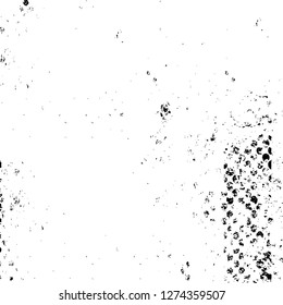 Vector grunge overlay texture. Black and white background. Abstract monochrome image includes a faded effect in dark tones
