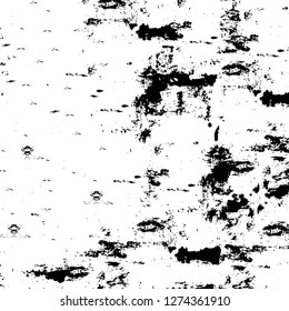 Vector grunge overlay texture. Black and white background. Abstract monochrome image includes a faded effect in dark tones
