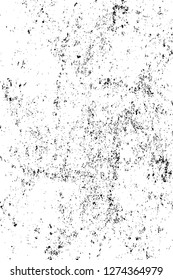 Vector grunge overlay texture. Black and white background. Abstract monochrome image includes a faded effect in dark tones