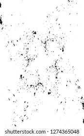 Vector grunge overlay texture. Black and white background. Abstract monochrome image includes a faded effect in dark tones