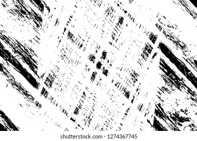Vector grunge overlay texture. Black and white background. Abstract monochrome image includes a faded effect in dark tones