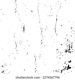 Vector grunge overlay texture. Black and white background. Abstract monochrome image includes a faded effect in dark tones