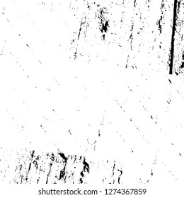 Vector grunge overlay texture. Black and white background. Abstract monochrome image includes a faded effect in dark tones