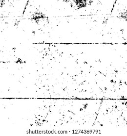 Vector grunge overlay texture. Black and white background. Abstract monochrome image includes a faded effect in dark tones