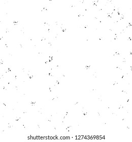 Vector grunge overlay texture. Black and white background. Abstract monochrome image includes a faded effect in dark tones