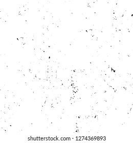 Vector grunge overlay texture. Black and white background. Abstract monochrome image includes a faded effect in dark tones