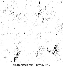 Vector grunge overlay texture. Black and white background. Abstract monochrome image includes a faded effect in dark tones