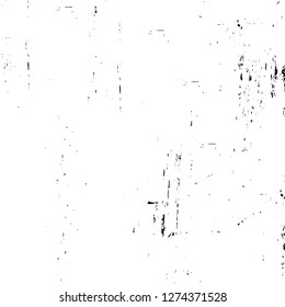 Vector grunge overlay texture. Black and white background. Abstract monochrome image includes a faded effect in dark tones