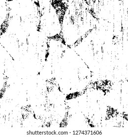 Vector grunge overlay texture. Black and white background. Abstract monochrome image includes a faded effect in dark tones
